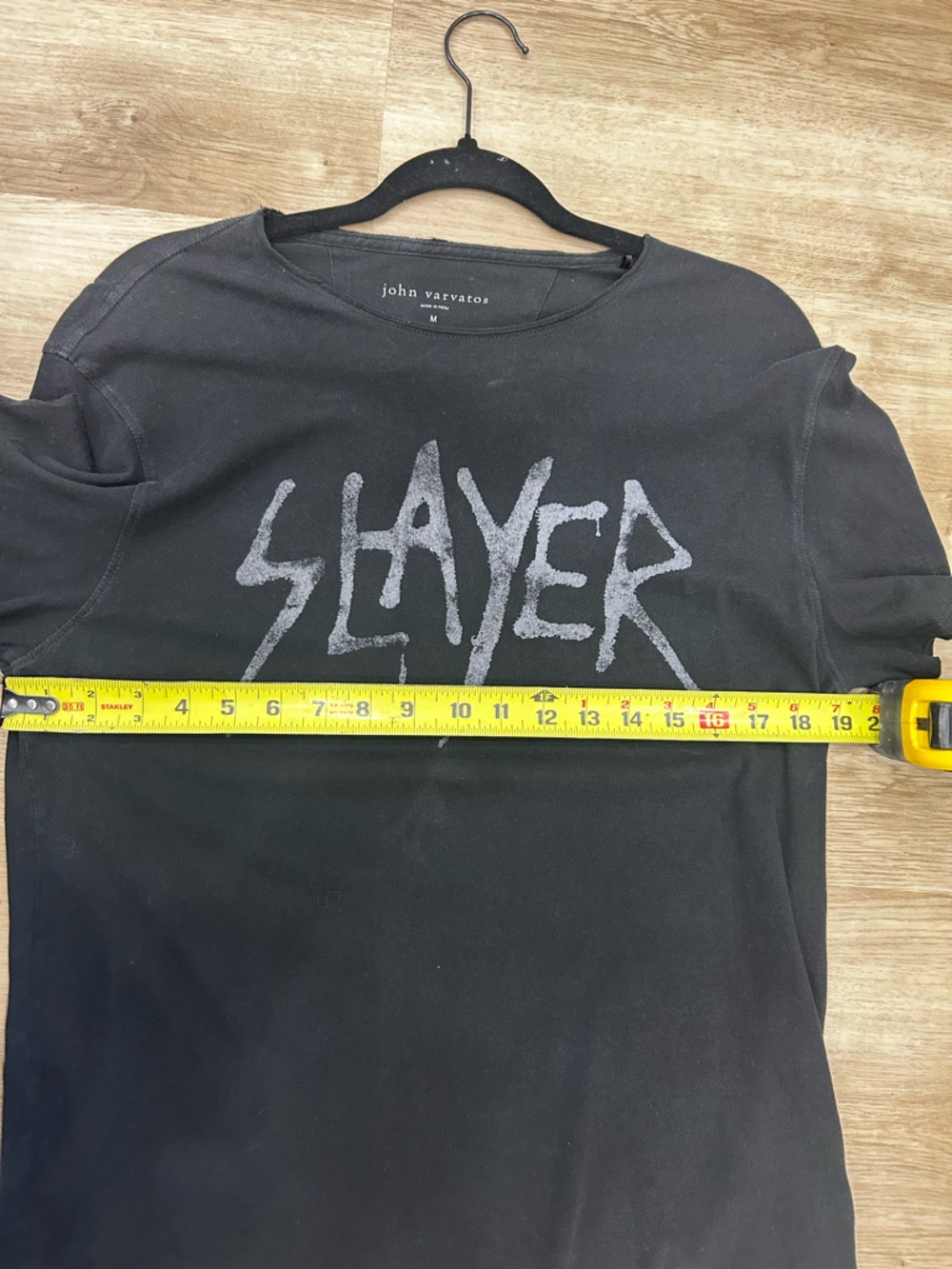 John varvatos slayer band tee MED goth punk metal grunge designer quiet luxury - Picture 6 of 8